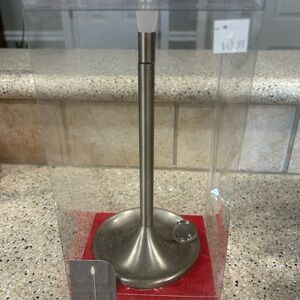 Michaels
10" Portable Tap Lamp by Ashland
- Silver finish rechargeable